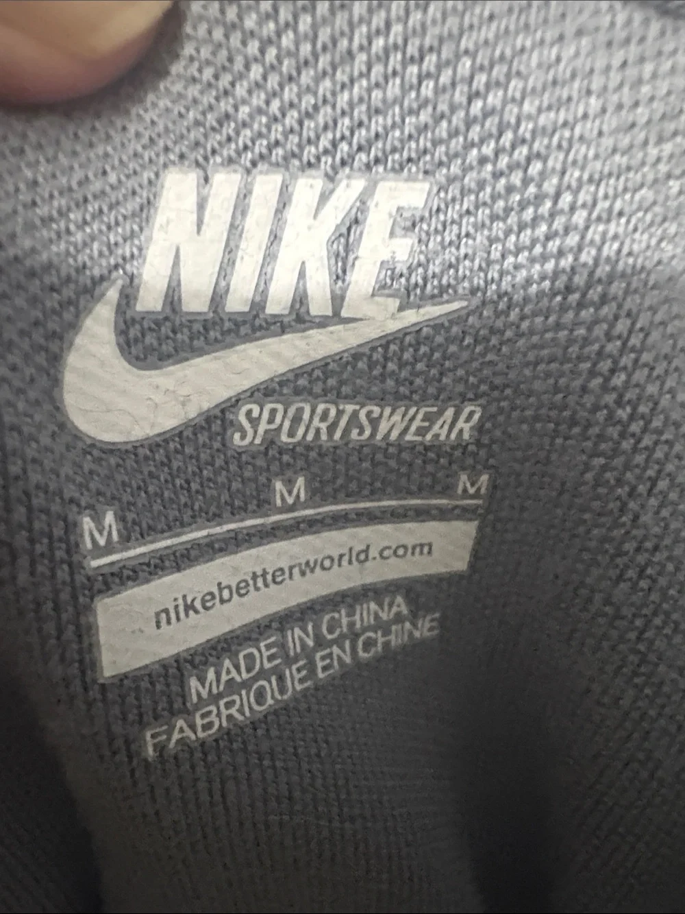 Nike Grey Jacket with Neon Yellow Accents - Kids